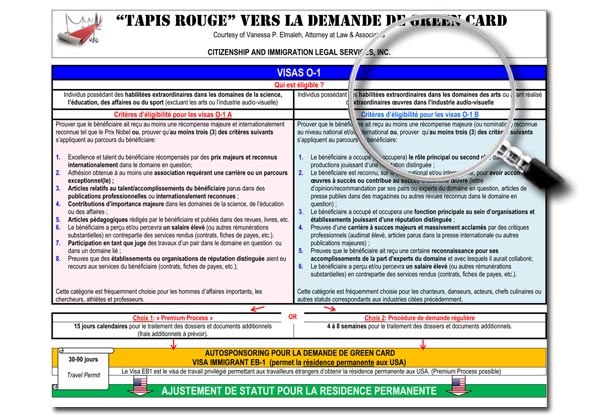 Visas O-1 A / O-1 B